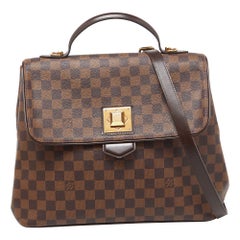Louis Vuitton Damier Ebene Canvas Bergamo GM Bag