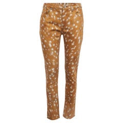 Burberry - Jeans in denim stampato marrone - M Vita 30