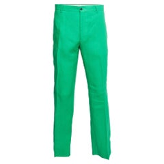 Ralph Lauren Purple Label Green Linen Trousers XXL