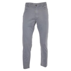 Pantaloni da città in cotone grigio di Zegna dal taglio regolare M/Waist 34