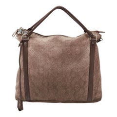 Louis Vuitton Brown Monogram Antheia Suede Ixia MM Bag