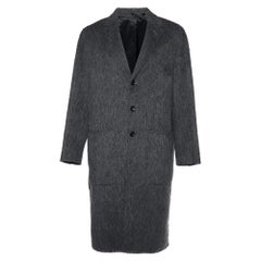 Joseph Kinsford Manteau gris graphite double alpaga XL