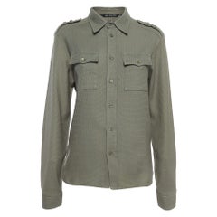 Neil Barrett, camicia militare in cotone Greene & Greene M.