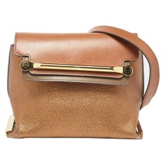 Chloe Tri Color Leather Small Clare Shoulder Bag