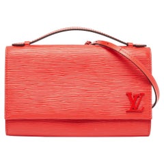 Louis Vuitton Coquelicot Epi Leather Clery Pochette Bag