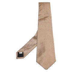 Cravate en soie L Brown de Valentino