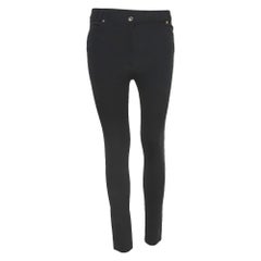 Pantaloni skinny in crêpe stretch neri Givenchy A&M