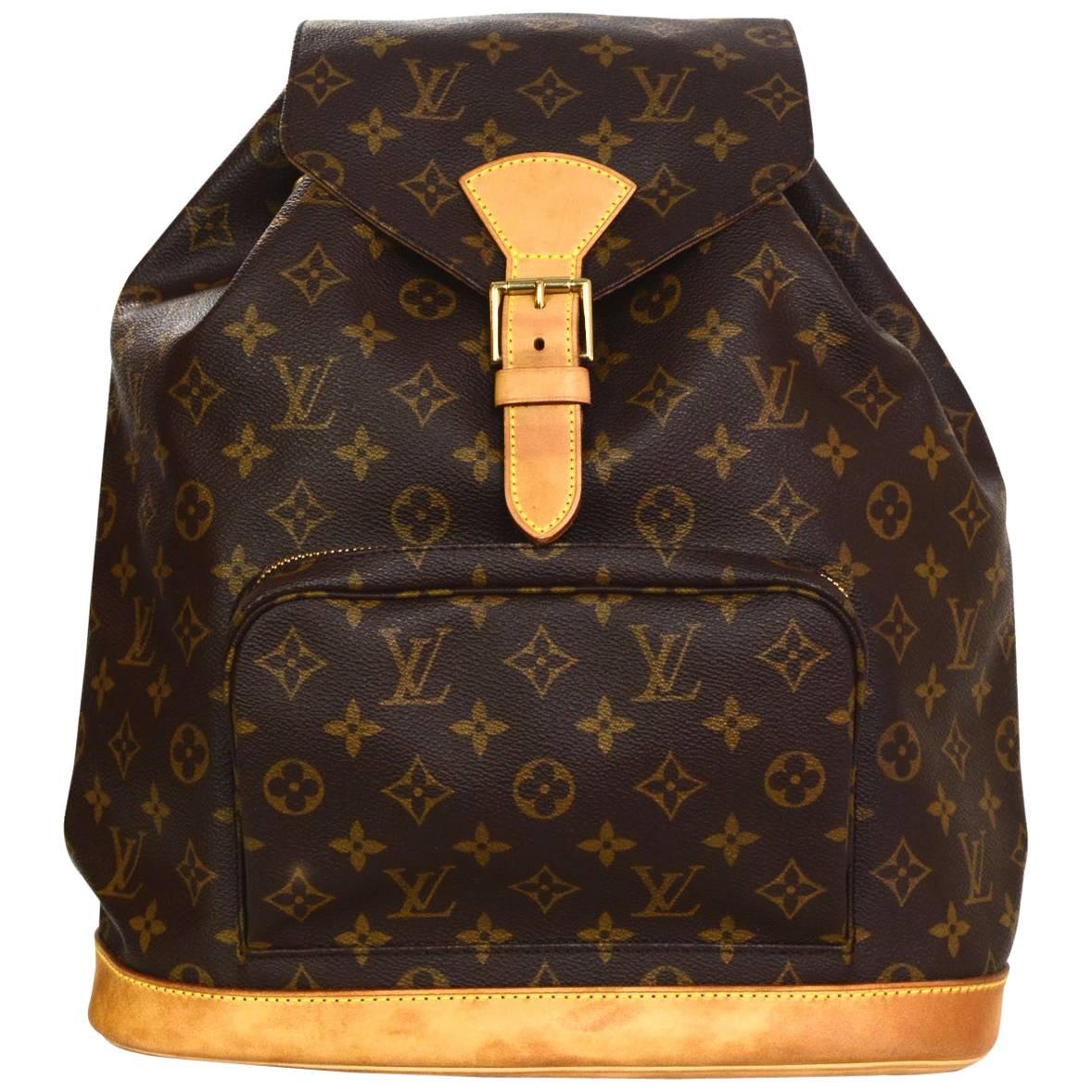 Louis Vuitton Monogram Montsouris GM Backpack Bag