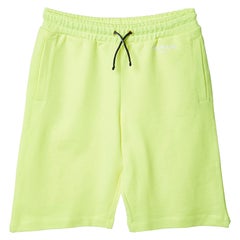 Balmain Neongelbe Bermuda-Shorts aus Baumwolle 14A Yrs
