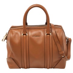 Givenchy Brown Leather Lucrezia Duffle Bag