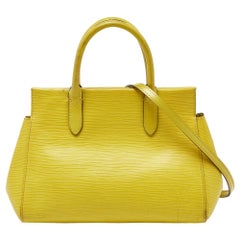 Bolso Louis Vuitton Marly BB de piel Epi color cidro