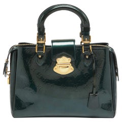 Louis Vuitton Blue Nuit Monogram Vernis Melrose Avenue Bag