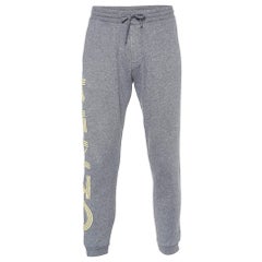 Kenzo - Pantalon de jogging en coton mélangé gris avec logo S