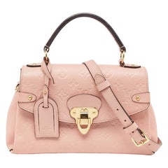 Louis Vuitton Rose Poudre Monogram Empreinte Leather Georges BB Bag