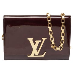Louis Vuitton Amarante Vernis Chain Louise GM Bag