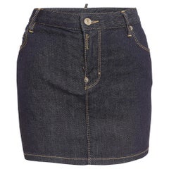 Dsquared2 Blue Denim Mini Skirt S