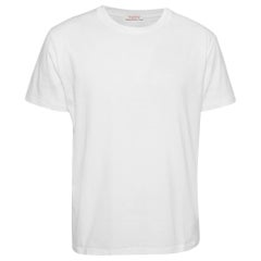 Valentino Maglietta in jersey di cotone bianco L.A.