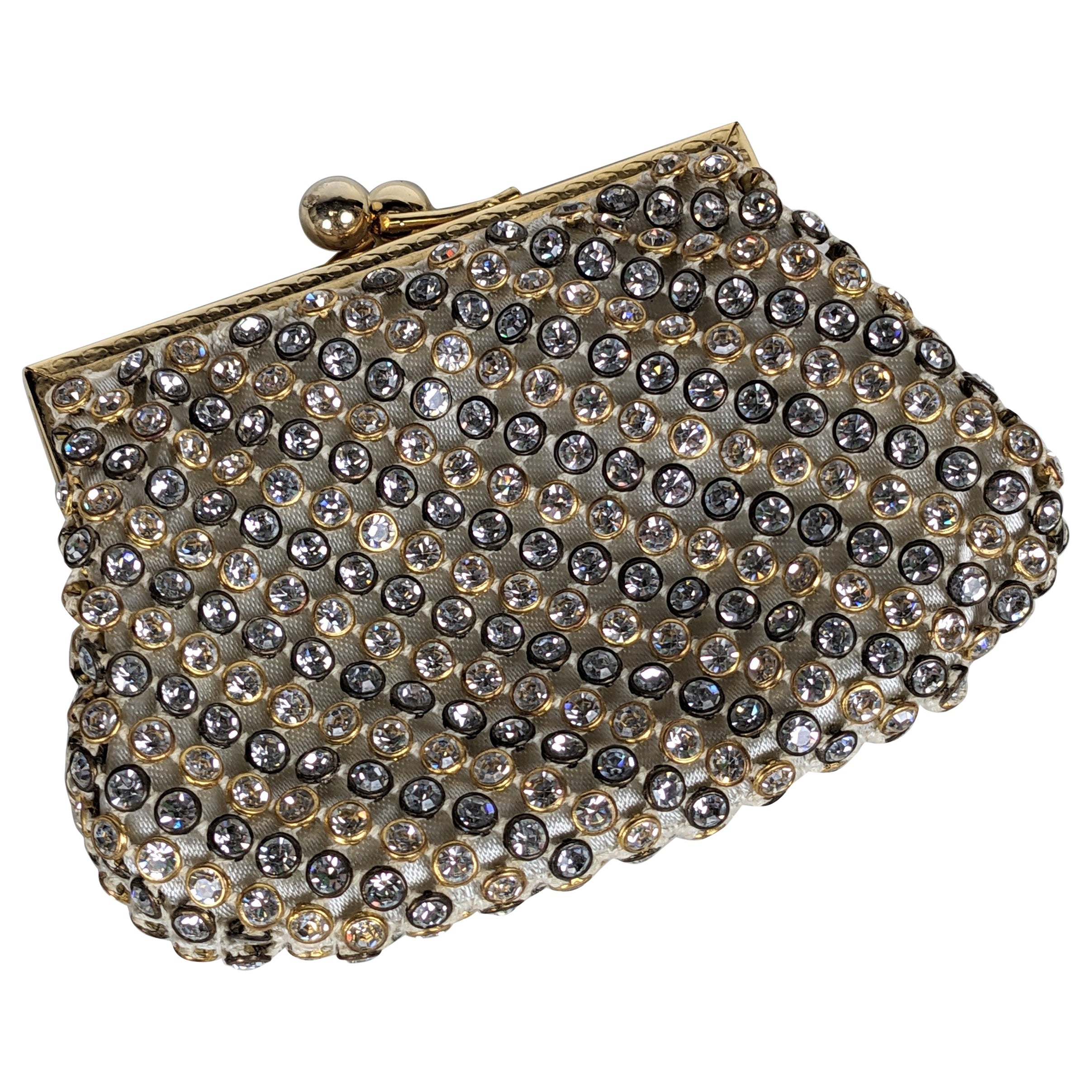 Pave Crystal Change Purse, Retailed by Lancel For Sale