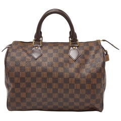Borsa Speedy 35 di Louis Vuitton in tela Damier Ebene