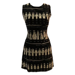 Moschino 'Anni Di Kaos' Iconic Print Velvet Dress, c. 1997