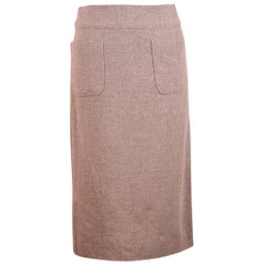 Vintage Chanel 1998 98P linen skirt