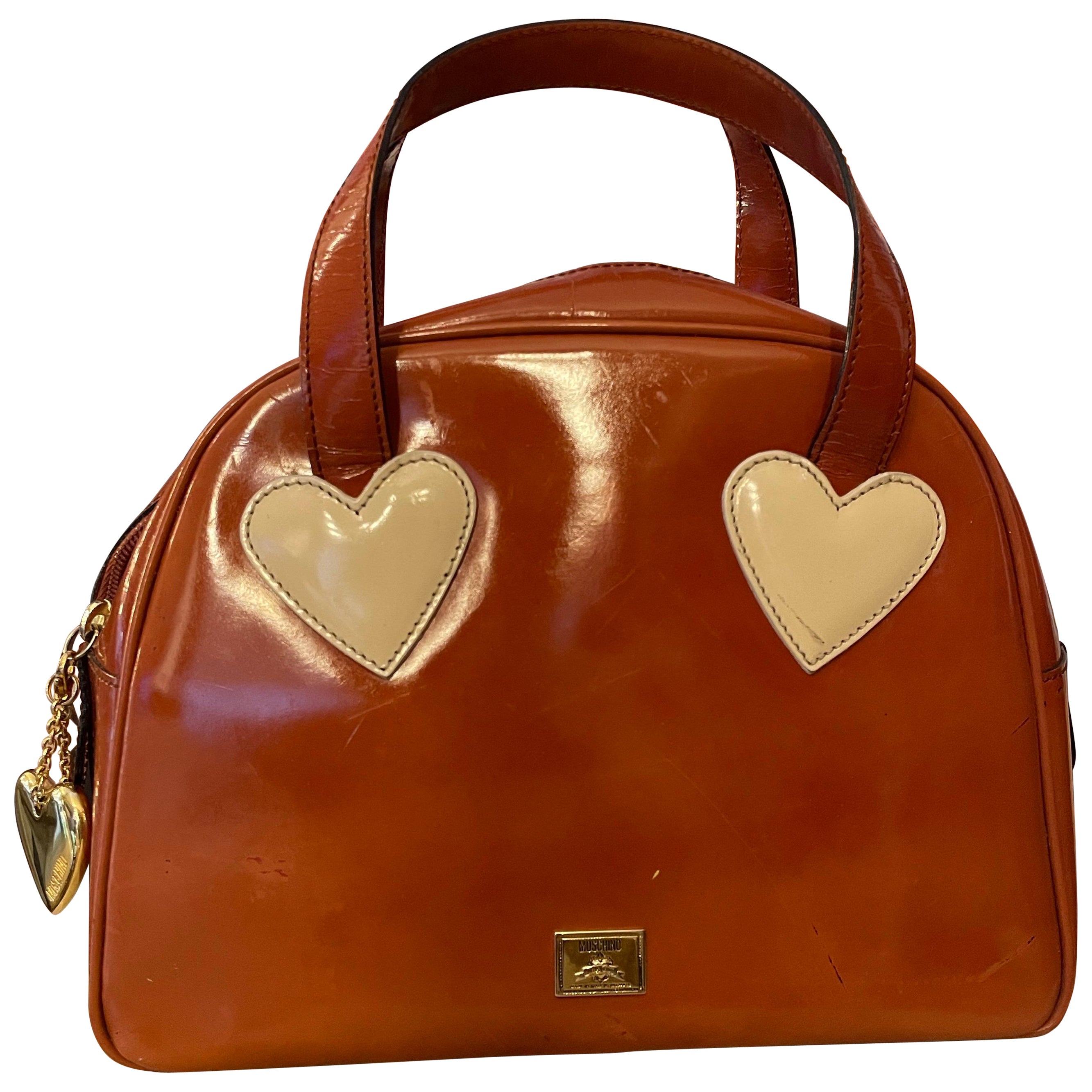 Vintage Moschino Redwall Bag #453062 Italy Extremely Rare