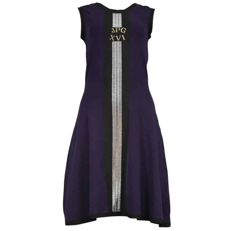 Jean Paul Gaultier Roman Numeral Dress For Sale At 1stDibs 1998 Roman 