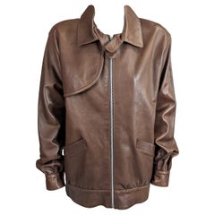Trussardi Bomber aus weichem Kalbsleder, Vintage