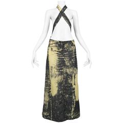 Jean Paul Gaultier Trompe L'oeil Suspender Skirt