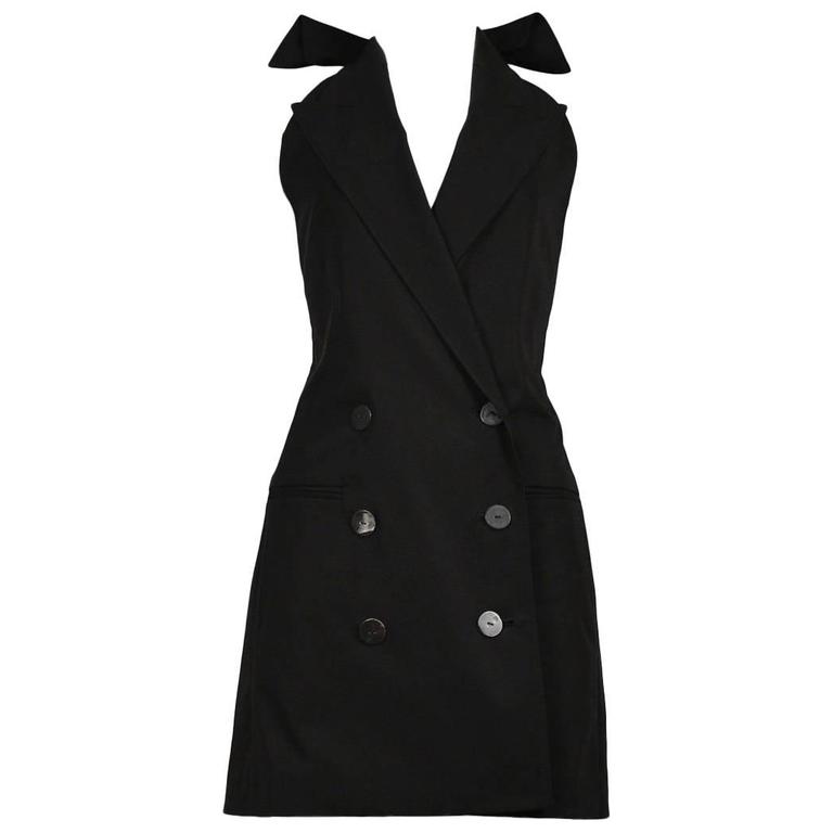Jean Paul Gaultier Tuxedo Mini Dress at 1stDibs