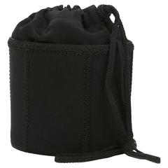 Saint Laurent Black Braided Shoulder Bag 2