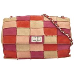 Chanel Suede & Leather Patchwork Bag