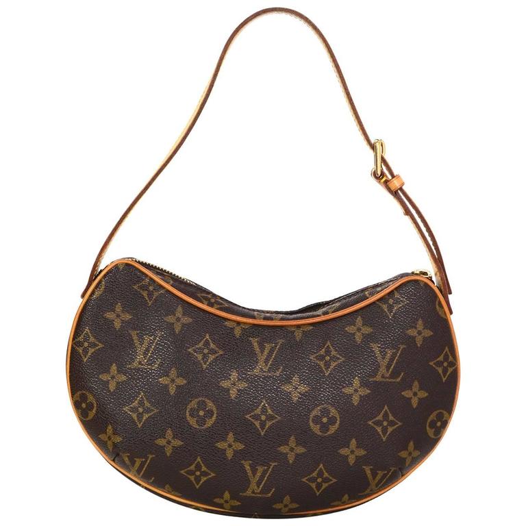 Louis Vuitton Monogram Coated Canvas Croissant PM Shoulder Bag