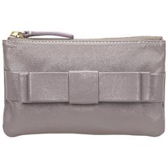Gray Valentino Leather Pouch 2