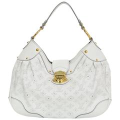 Weiße Mahina Solar PM Hobo-Tasche von Louis Vuitton Neu 3.800 $
