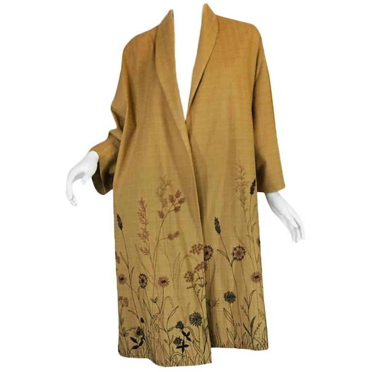 S/S 2005 Marni Runway Embroidered Duster Coat at 1stDibs