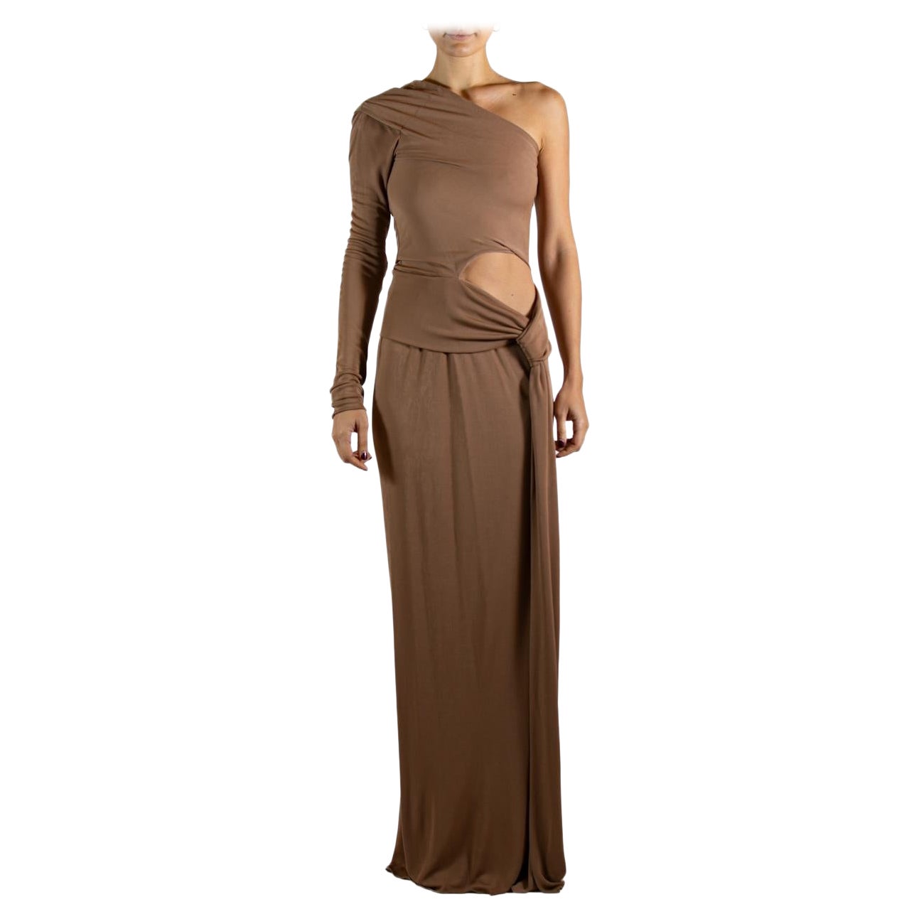 1990S Vestido de cóctel Alberta Ferretti de rayón crudo en venta