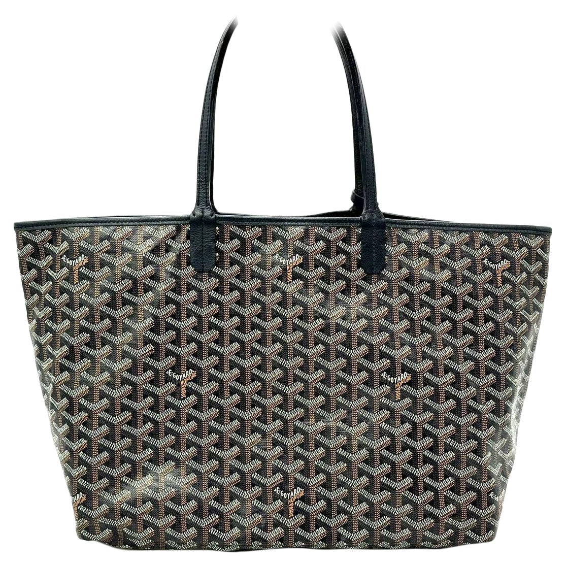 Goyard Saint Louis PM Tote Medium Black 2020 For Sale