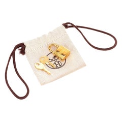 Brand New Hermès Padlock in gold plated metal for Birkin or Kelly handbags
