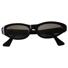 Retro Polaroid brown sunglasses