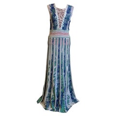 Vestido largo Roberto Cavalli Resort 2018