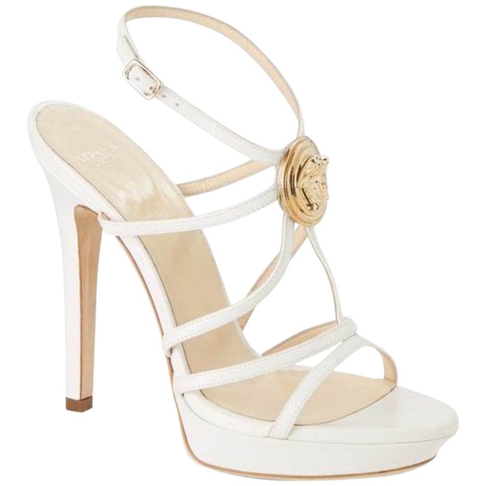 versace platform heels yellow