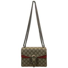 Gucci Print Snake Detail Crossbody Bag