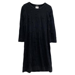 Chanel Paris / Byzance Distressed Style Relaxed Dress 40 FR