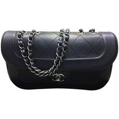 Chanel Black Lambskin Matelasse 25 Cabier  Shoulder Bag