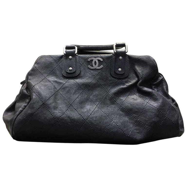 Wear It's At - Chanel black leather Doctor bag