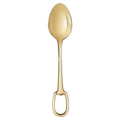 Cucchiaio Hermes placcato oro