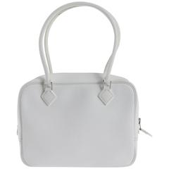 2007 Optic White Hermès "Plume" handbag 12