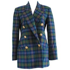 Rocco Barocco Green multicolour Wool Jacket