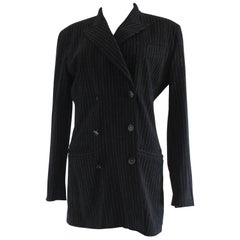 Vintage Jean Paul Gaultier Femme Black Stripes Jacket 
